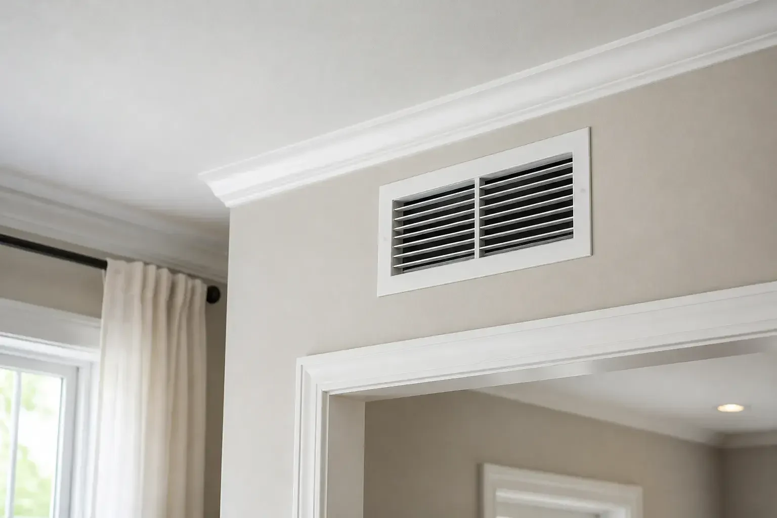 Clean ducts and vent openings in a home interior